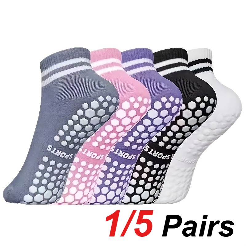 Yoga Pilates Yoga - 1/5 Pair Women's Silicone Anti Slip