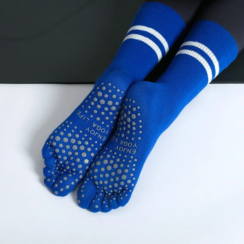 Pilates Is Yoga - Women Breathable Yoga Socks Mid-tube Non-slip