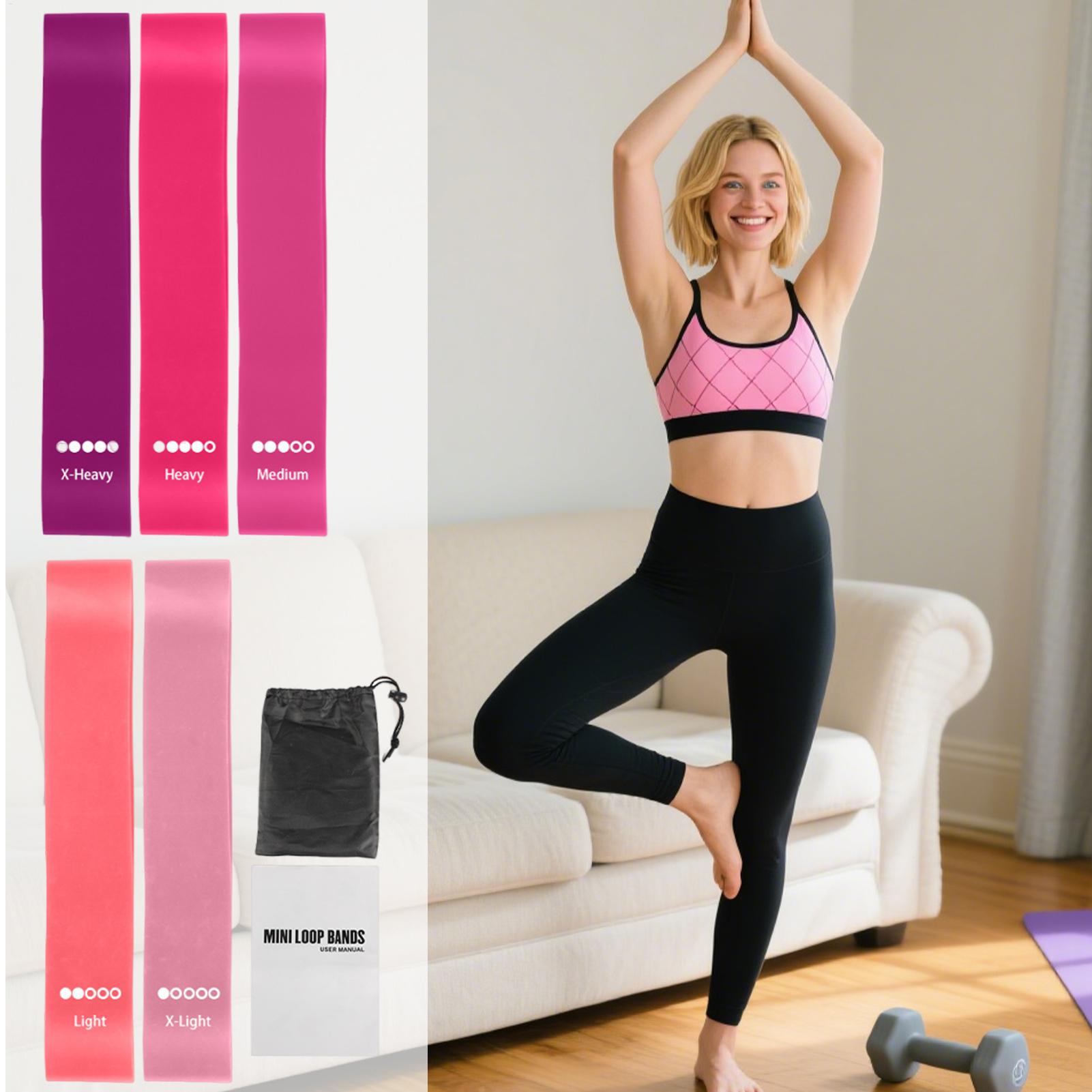 Pilates Yoga Difference - Yoga Sport Exercise Elastic Fitness Bands