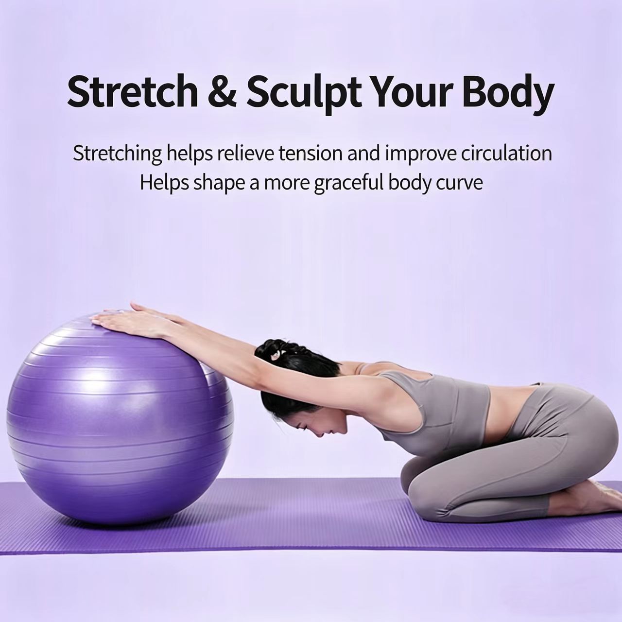 Thickened PVC Yoga Ball/Pilate - Pilates Yoga Pregnancy 评论和价格