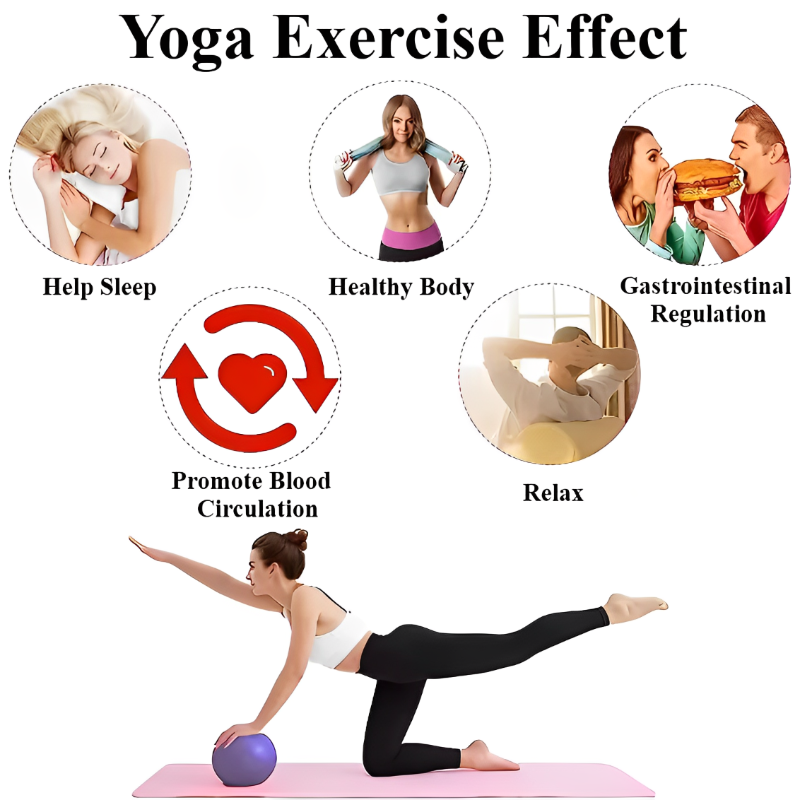 25cm Yoga Ball Exercise Gymnas - Pilates Ball Mini 评论和价格