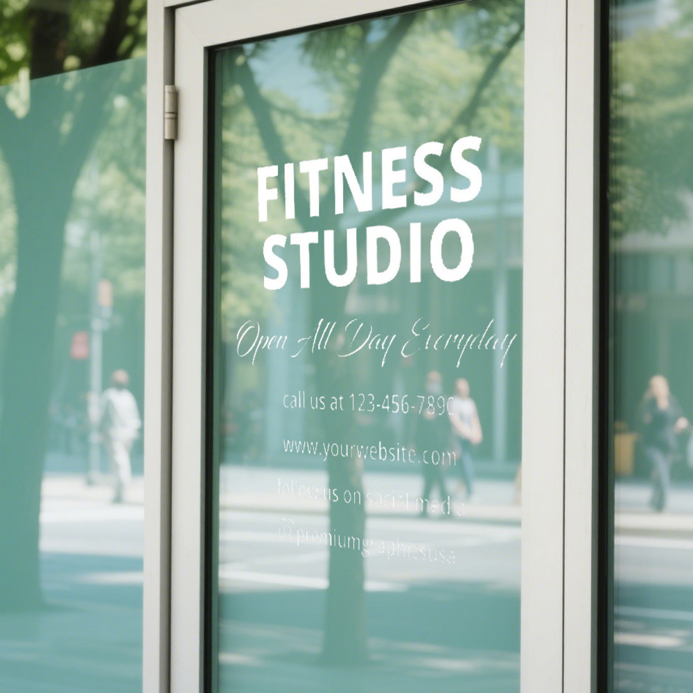 Customizable Studio Window Dec - Pilates Yoga Or Gym 评论和价格