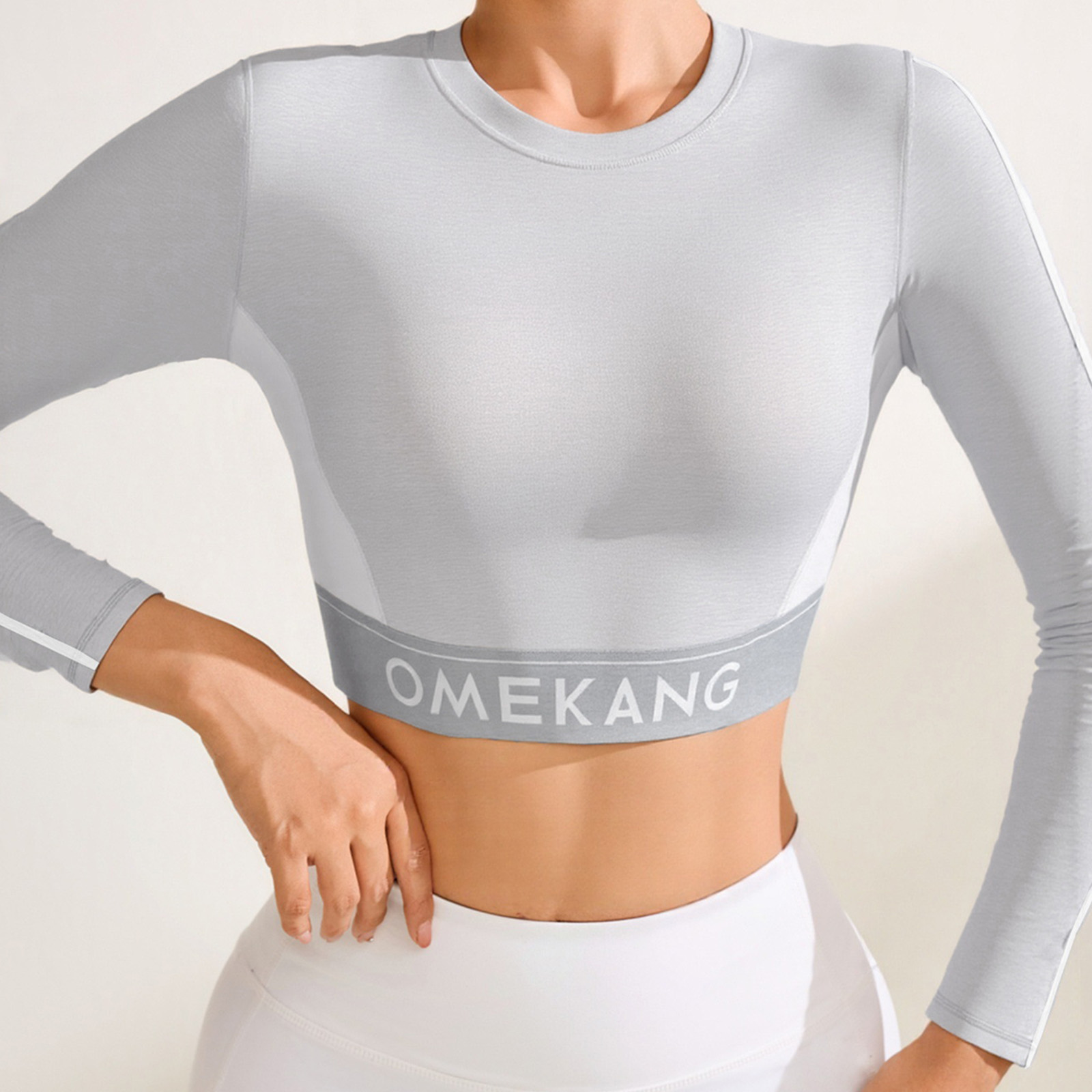 Women's Yoga Crop Top Sleeve L - Pilates Yoga Top 评论和价格