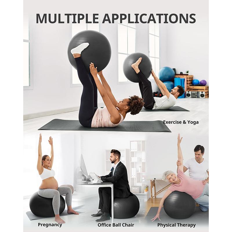 Anti-explosion Exercise Ball B - Pilates Yoga Pregnancy 评论和价格