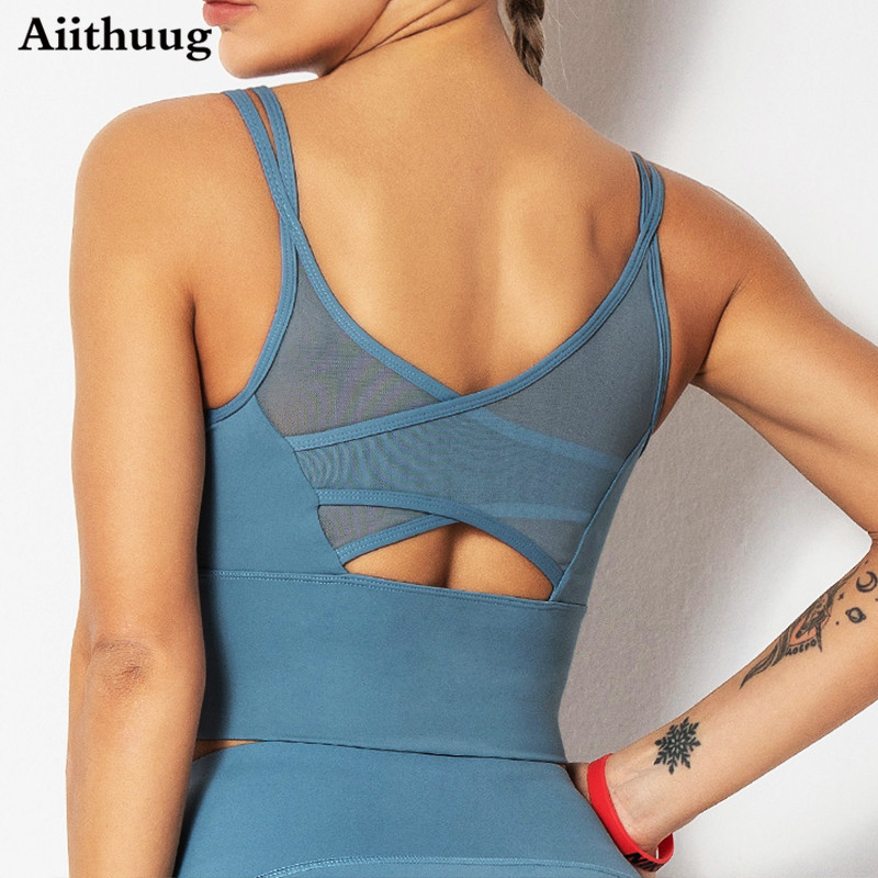 Aiithuug Yoga Bras Fitness Shi - Pilates Yoga Top 评论和价格