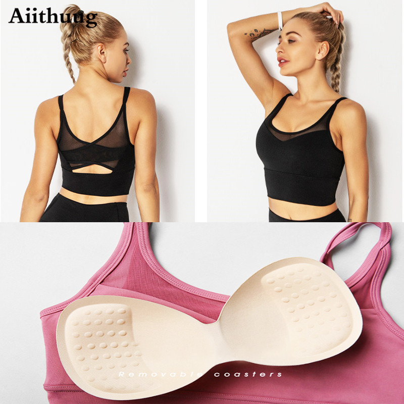 Aiithuug Yoga Bras Fitness Shi - Pilates Yoga Top 评论和价格