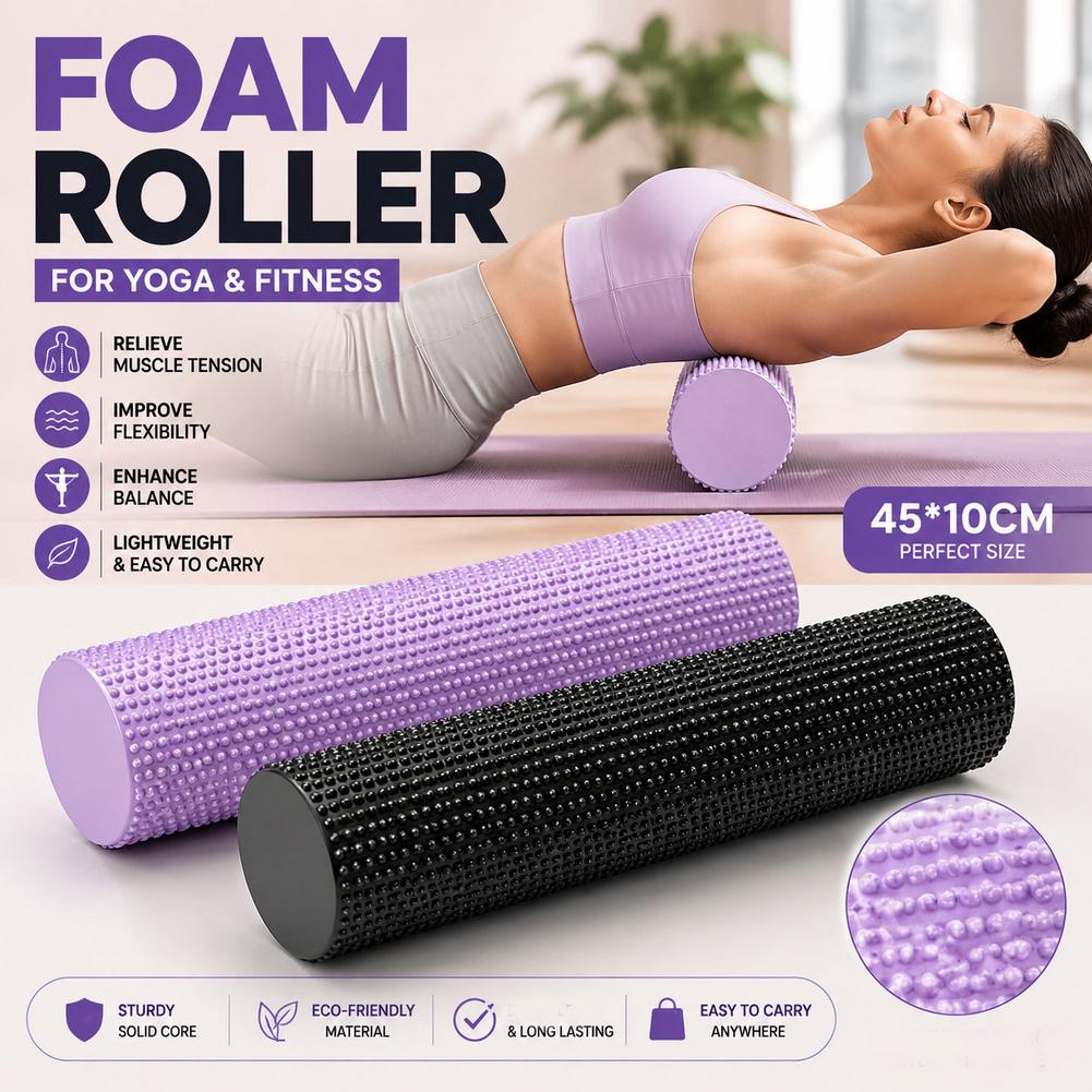 Yoga Foam Roller EVA High Dens - Pilates Yoga Roller 评论和价格