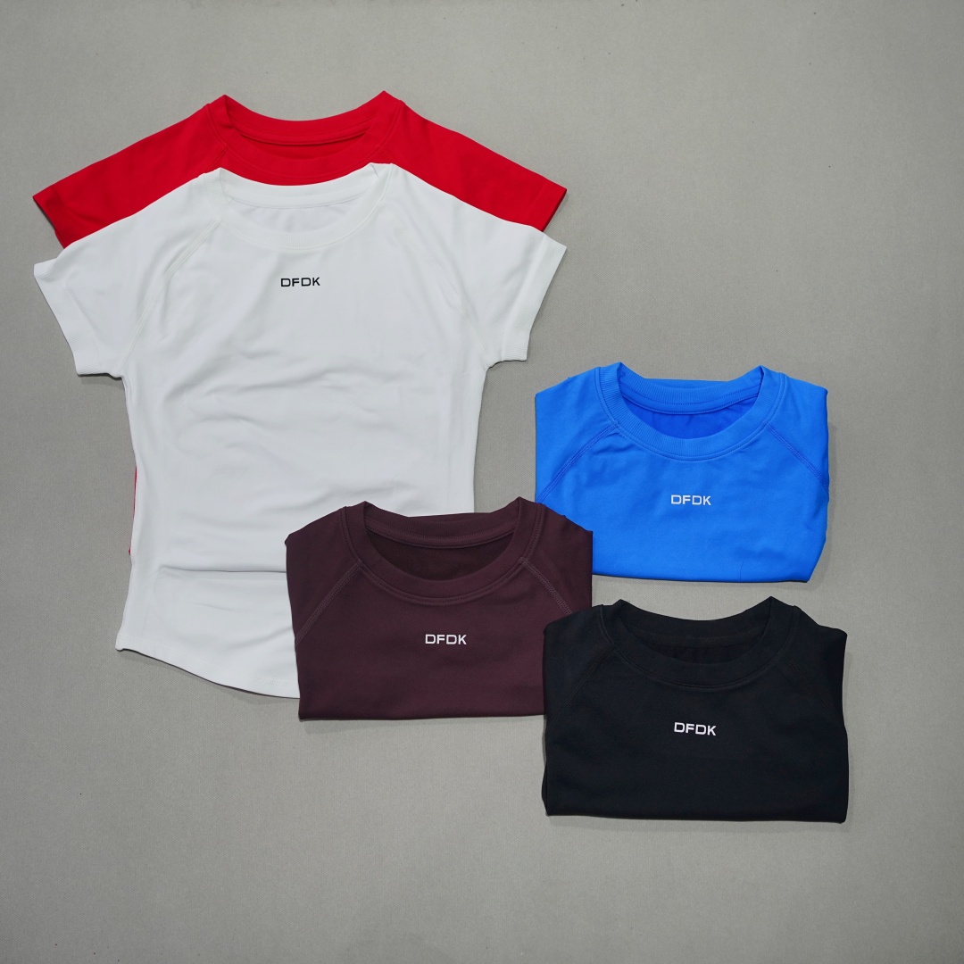 DFDK Women Elastic Slim Short  - Pilates Yoga Top 评论和价格