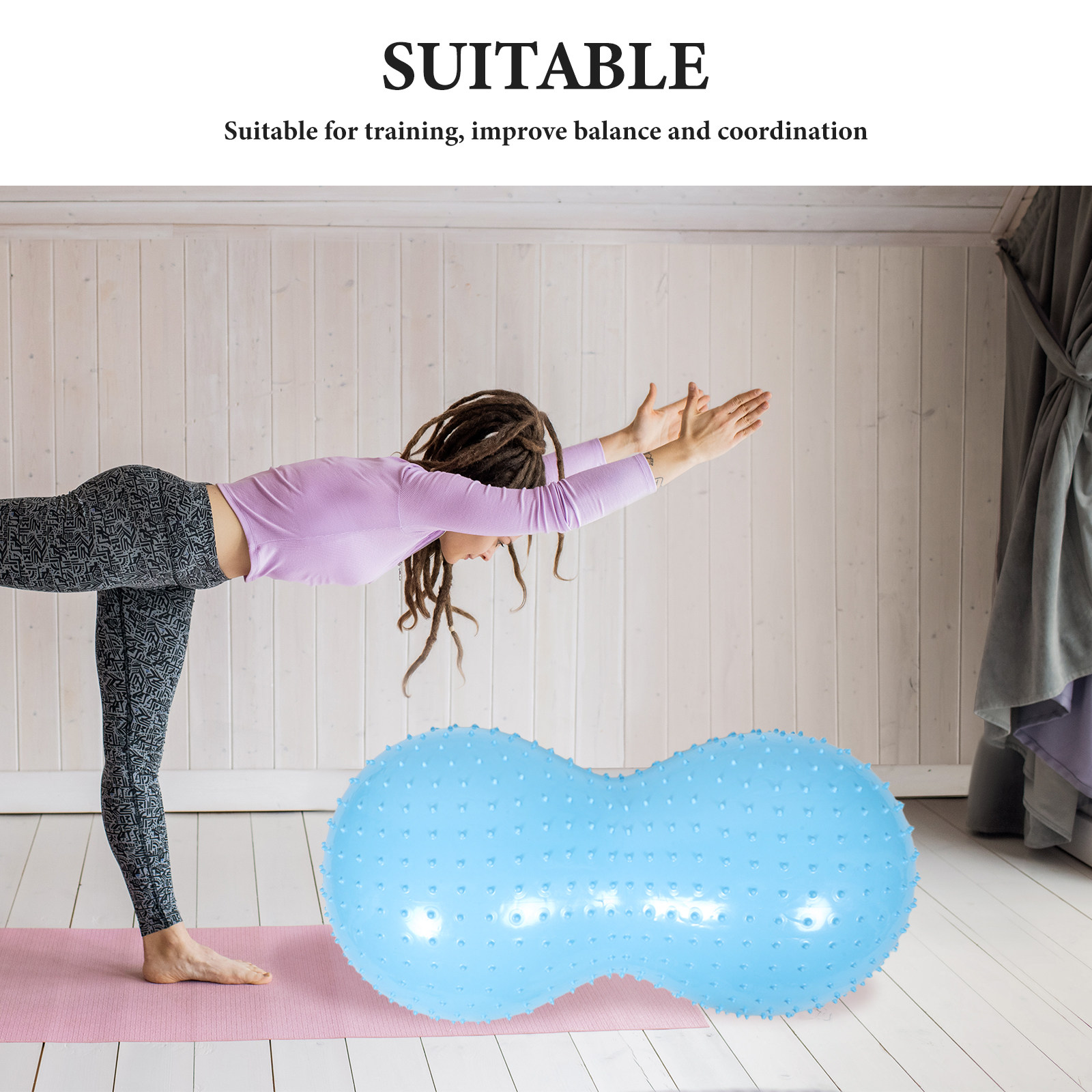 Peanut Yoga Ball Inflatable Ba - Pilates Yoga Pregnancy 评论和价格