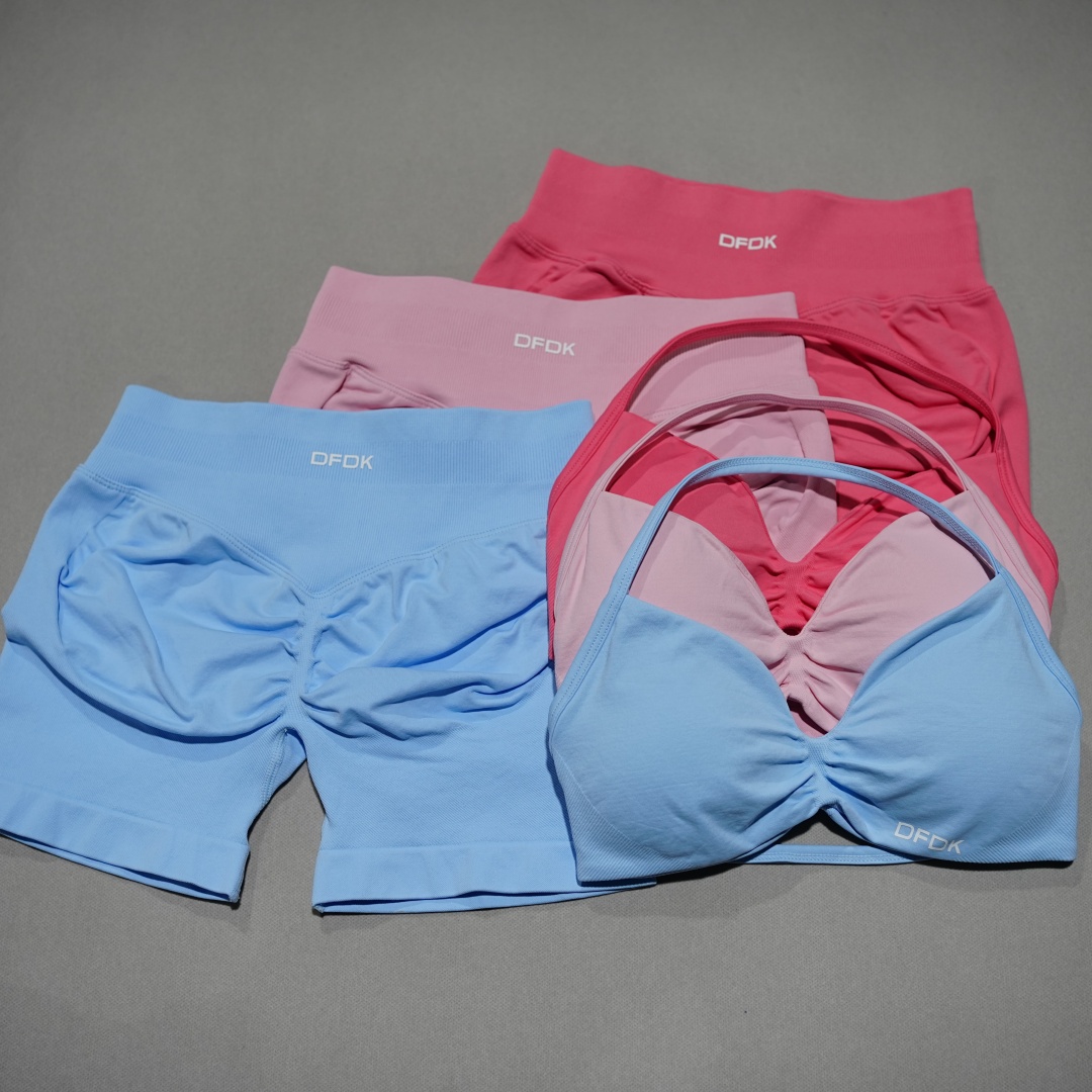 DFDK Women Seamless 2 Piece Gy - Pilates Yoga Leggings 评论和价格