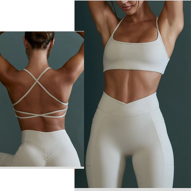 Aiithuug Crisscross Back Yoga  - Pilates Yoga Top 评论和价格