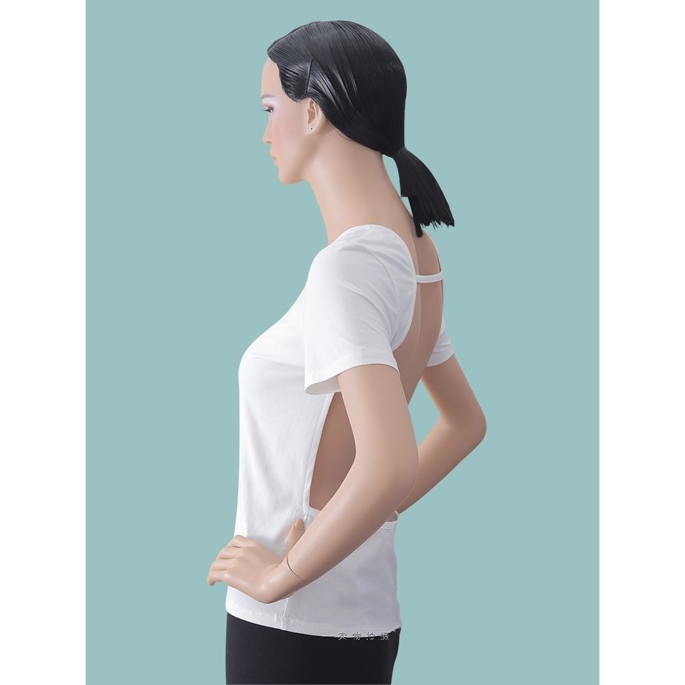 Sexy Backless Short Sleeve Yog - Pilates Yoga Hot 评论和价格